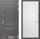 Входная металлическая Дверь Лабиринт (LABIRINT) Платинум 03 Белый софт в Можайске