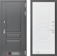 Входная металлическая Дверь Лабиринт (LABIRINT) Платинум 23 Белый софт в Можайске
