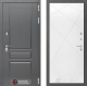 Входная металлическая Дверь Лабиринт (LABIRINT) Платинум 24 Белый софт в Можайске