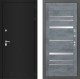 Входная металлическая Дверь Лабиринт (LABIRINT) Classic шагрень черная 20 Бетон темный в Можайске
