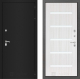 Входная металлическая Дверь Лабиринт (LABIRINT) Classic шагрень черная 01 Сандал белый в Можайске