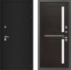 Входная металлическая Дверь Лабиринт (LABIRINT) Classic шагрень черная 02 Венге в Можайске