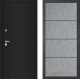 Входная металлическая Дверь Лабиринт (LABIRINT) Classic шагрень черная 25 Бетон светлый в Можайске