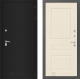 Входная металлическая Дверь Лабиринт (LABIRINT) Classic шагрень черная 03 Крем софт в Можайске