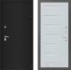 Дверь Лабиринт (LABIRINT) Classic шагрень черная 14 Дуб кантри белый горизонтальный в Можайске