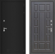 Входная металлическая Дверь Лабиринт (LABIRINT) Classic шагрень черная 12 Венге в Можайске