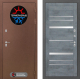 Входная металлическая Дверь Лабиринт (LABIRINT) Термо Магнит 20 Бетон темный в Можайске