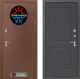 Входная металлическая Дверь Лабиринт (LABIRINT) Термо Магнит 11 Графит софт в Можайске