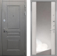 Дверь Интекрон (INTECRON) Брайтон Графит ФЛЗ-516 Зеркало Сосна белая в Можайске