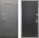 Входная металлическая Дверь Интекрон (INTECRON) Брайтон Графит ФЛ-295 Лофт черный в Можайске