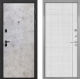 Входная металлическая Дверь Интекрон (INTECRON) Профит Black Мрамор Светлый В-07 с молдингом Лофт белый в Можайске