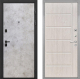 Входная металлическая Дверь Интекрон (INTECRON) Профит Black Мрамор Светлый ФЛ-102 Сосна белая в Можайске
