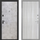 Входная металлическая Дверь Интекрон (INTECRON) Профит Black Мрамор Светлый В-07 с молдингом Сандал белый в Можайске