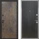 Входная металлическая Дверь Интекрон (INTECRON) Профит Black Гранж ФЛ-295 Лофт черный в Можайске