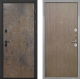 Входная металлическая Дверь Интекрон (INTECRON) Профит Black Гранж Гладкая шпон Венге коричневый в Можайске