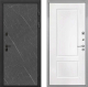 Входная металлическая Дверь Интекрон (INTECRON) Профит Black Гранит Лава Оникс КВ-2 Белый матовый в Можайске