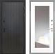 Дверь Интекрон (INTECRON) Профит Black ФЛ-295 ФЛЗ-120-М Зеркало Белый матовый в Можайске