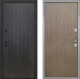 Входная металлическая Дверь Интекрон (INTECRON) Профит Black ФЛ-295 Гладкая шпон Венге коричневый в Можайске