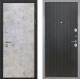Входная металлическая Дверь Интекрон (INTECRON) Гектор Мрамор Светлый ФЛ-295 Лофт черный в Можайске