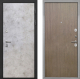 Входная металлическая Дверь Интекрон (INTECRON) Гектор Мрамор Светлый Гладкая шпон Венге коричневый в Можайске