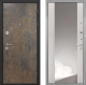 Входная металлическая Дверь Интекрон (INTECRON) Гектор Гранж ФЛЗ-516 Зеркало Сосна белая в Можайске