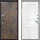 Входная металлическая Дверь Интекрон (INTECRON) Гектор Гранж ФЛ-243 Белый матовый в Можайске