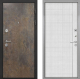 Входная металлическая Дверь Интекрон (INTECRON) Гектор Гранж В-07 с молдингом Лофт белый в Можайске