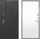 Входная металлическая Дверь Интекрон (INTECRON) Олимпия Black 4К Гладкая Силк Сноу в Можайске