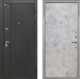 Входная металлическая Дверь Интекрон (INTECRON) Олимпия Black 4К Гладкая Мрамор светлый в Можайске