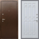 Входная металлическая Дверь Рекс (REX) 1А Медный Антик FL-33 Белый ясень в Можайске