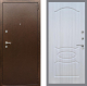 Входная металлическая Дверь Рекс (REX) 1А Медный Антик FL-128 Сандал белый в Можайске