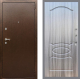 Входная металлическая Дверь Рекс (REX) 1А Медный Антик FL-128 Сандал грей в Можайске