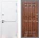 Входная металлическая Дверь Рекс (REX) 27 FL-33 орех тисненый в Можайске
