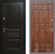 Входная металлическая Дверь Рекс (REX) Премиум-Н FL-33 орех тисненый в Можайске
