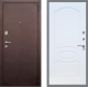 Входная металлическая Дверь Рекс (REX) 2 Медный Антик FL-128 Белый ясень в Можайске