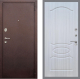 Входная металлическая Дверь Рекс (REX) 2 Медный Антик FL-128 Сандал белый в Можайске