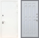 Входная металлическая Дверь Рекс (REX) 5 Белая Шагрень FL-33 Белый ясень в Можайске