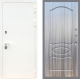 Входная металлическая Дверь Рекс (REX) 5 Белая Шагрень FL-128 Сандал грей в Можайске
