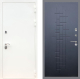 Входная металлическая Дверь Рекс (REX) 5 Белая Шагрень FL-289 Ясень черный в Можайске