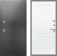 Входная металлическая Дверь Рекс (REX) 2А Серебро Антик FL-117 Силк Сноу в Можайске