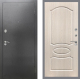 Входная металлическая Дверь Рекс (REX) 2А Серебро Антик FL-128 Беленый дуб в Можайске