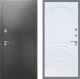 Дверь Рекс (REX) 2А Серебро Антик FL-128 Белый ясень в Можайске