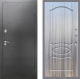 Входная металлическая Дверь Рекс (REX) 2А Серебро Антик FL-128 Сандал грей в Можайске