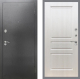 Входная металлическая Дверь Рекс (REX) 2А Серебро Антик FL-243 Лиственница беж в Можайске