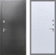 Входная металлическая Дверь Рекс (REX) 2А Серебро Антик FL-289 Белый ясень в Можайске