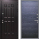 Входная металлическая Дверь Рекс (REX) 8 GL Дуб тангенальный черный в Можайске