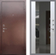 Входная металлическая Дверь Рекс (REX) 1 СБ-16 Зеркало Белый ясень в Можайске