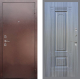 Входная металлическая Дверь Рекс (REX) 1 FL-2 Сандал грей в Можайске