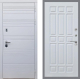 Входная металлическая Дверь Рекс (REX) 14 Силк Сноу FL-33 Белый ясень в Можайске