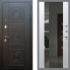 Входная металлическая Дверь Рекс (REX) 10 СБ-16 Зеркало Белый ясень в Можайске